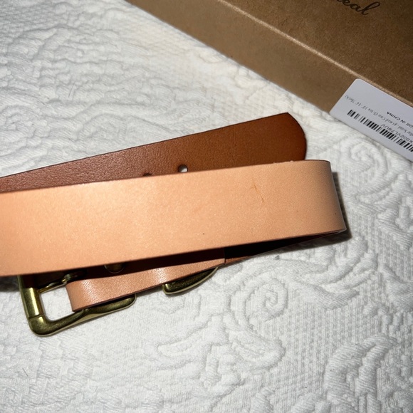 Jeereal Leather Dog Collar. 10 To 14 In Neck brown brand new - Picture 4 of 5